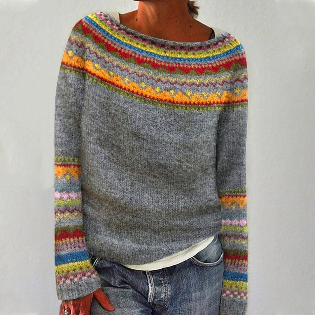 Emily™ - Cozy Retro Knit Sweater