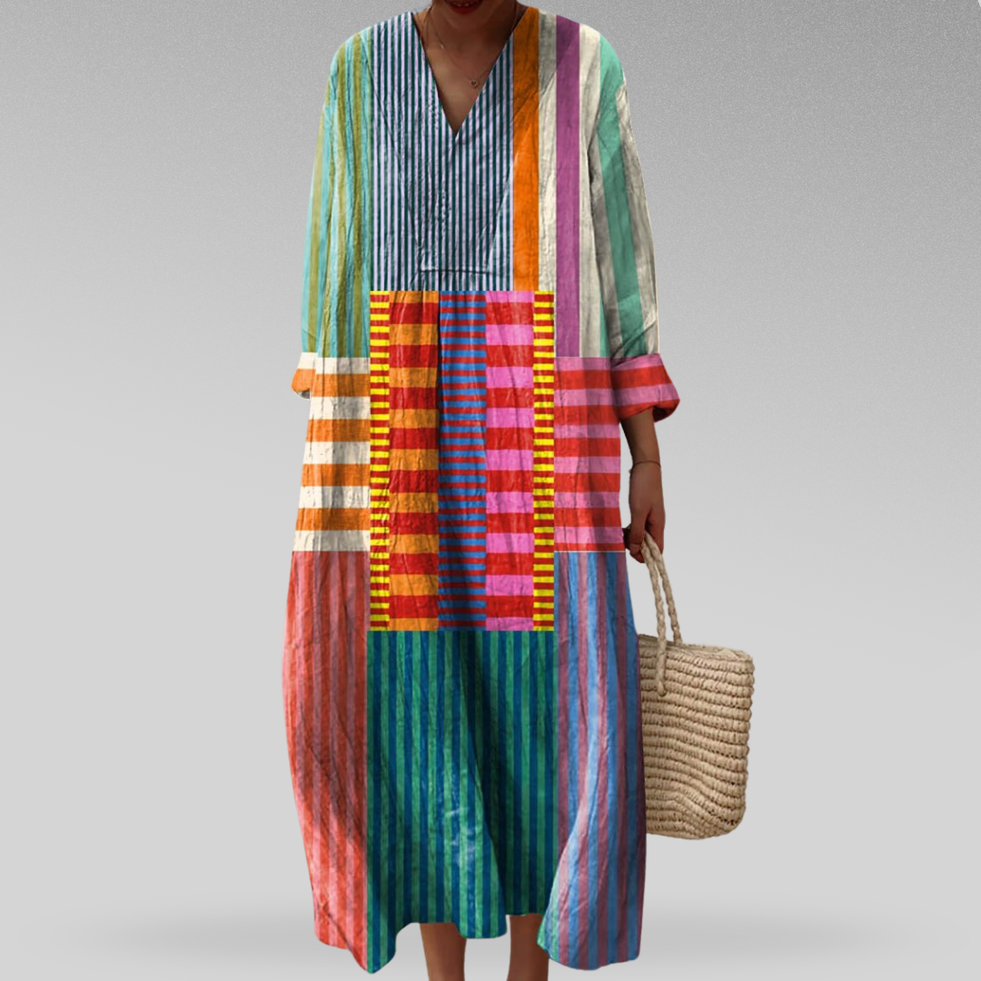 Susan | Elegant Geometric Dress