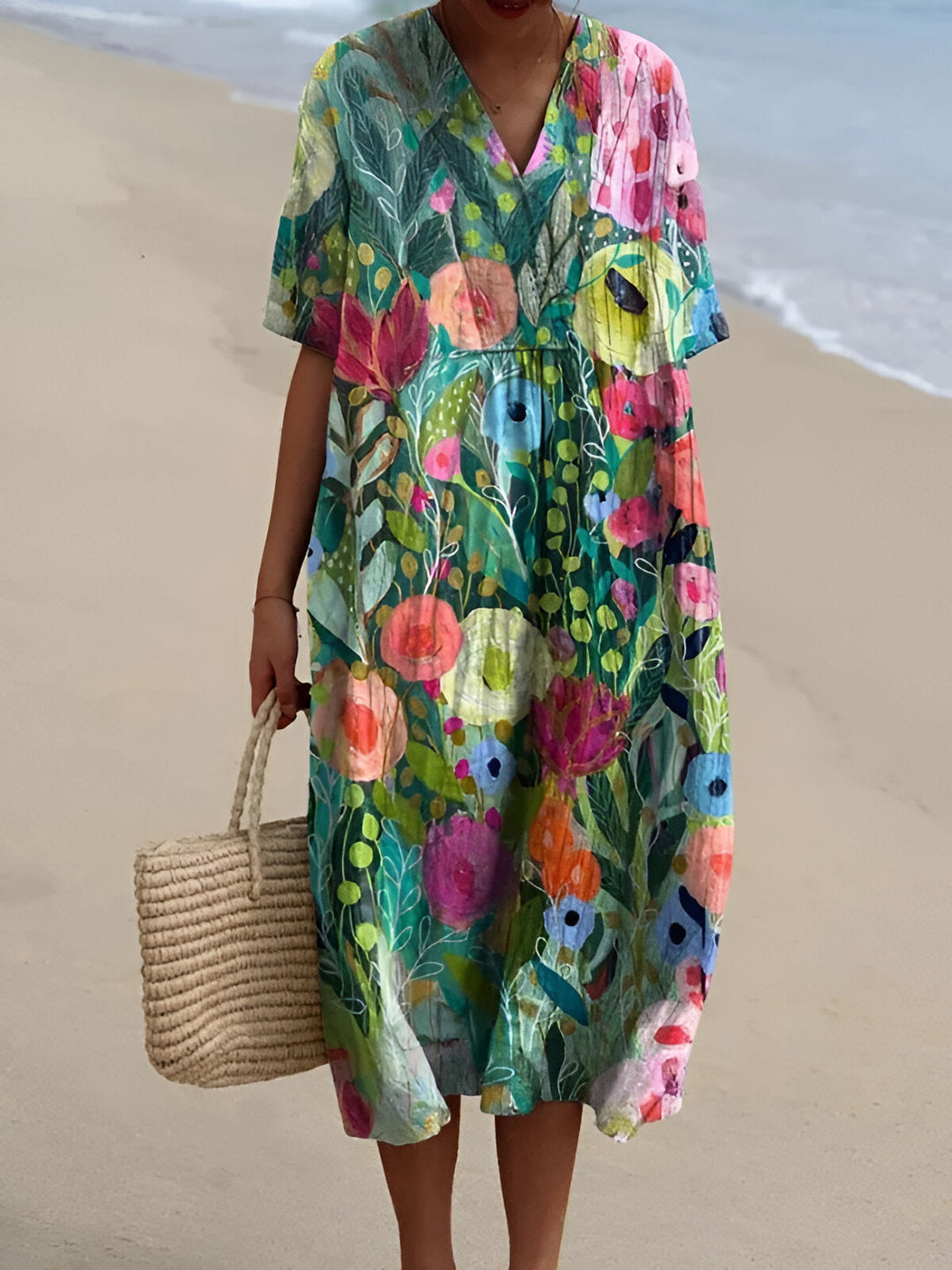 Arelle™ | Printed Summer Breeze Dress