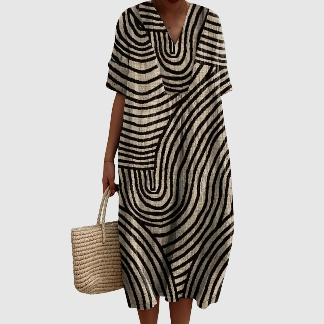 Abiagail™ - Geometric Print Dress