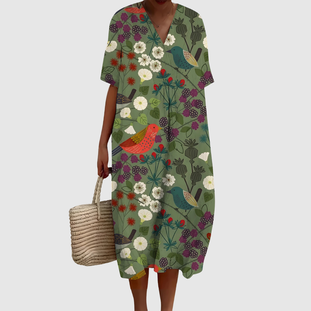 Vivianne™ - Floral Print Dress