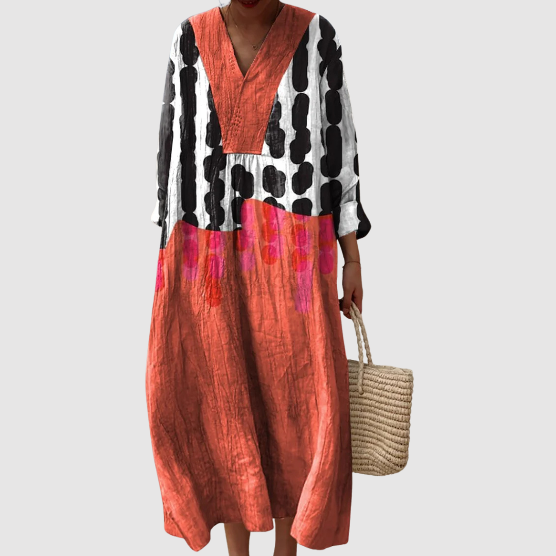Scarlett™ - Geometric Print Dress