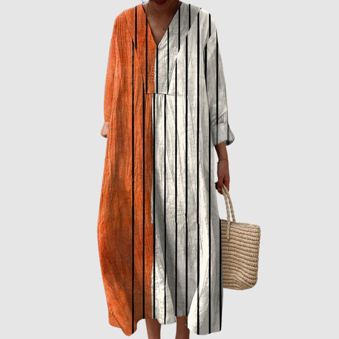 Stella™ - Color Block Stripe Dress