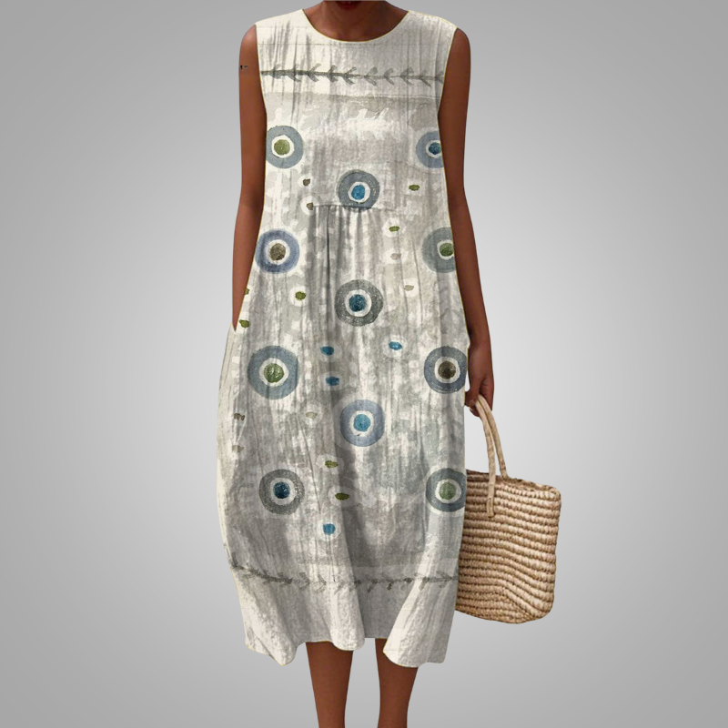 Luna | Boho Dot Dress