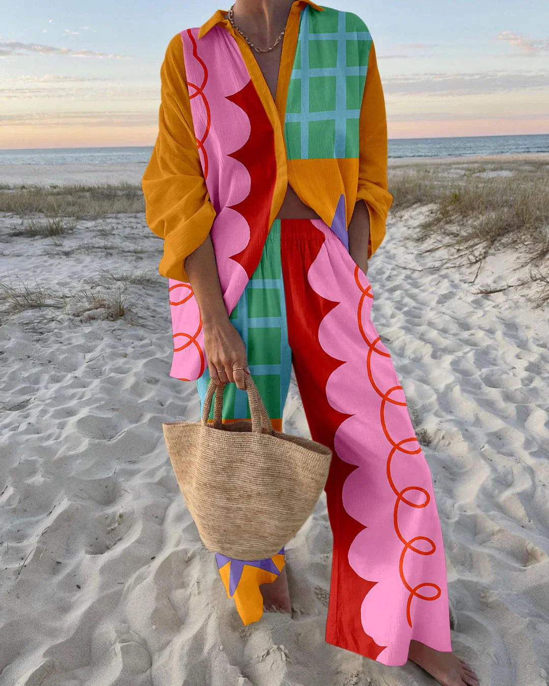 Arianna™ | Multicolored Printed Set