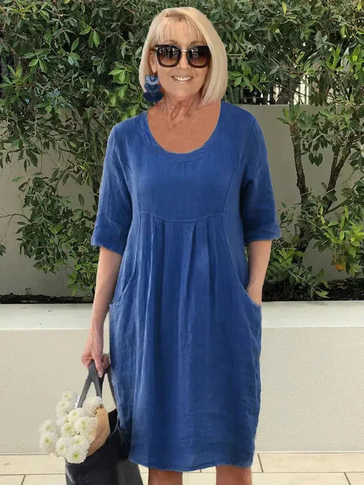 Violet™ | Pocketed Loose-Fit Dress
