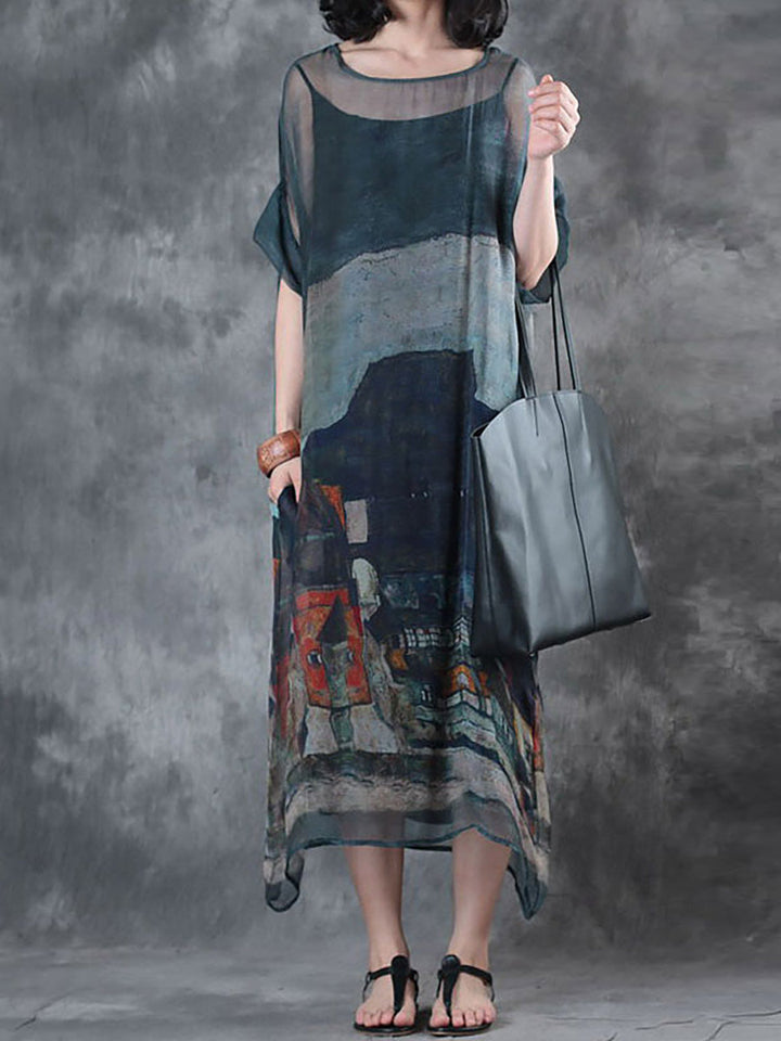 Thalia | Classic Midi Dress of Timeless Elegance