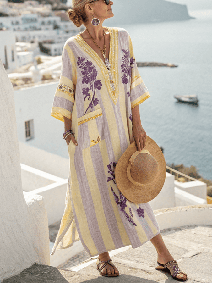 Nola – Loose Printed Dress