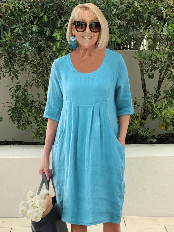 Violet™ | Pocketed Loose-Fit Dress
