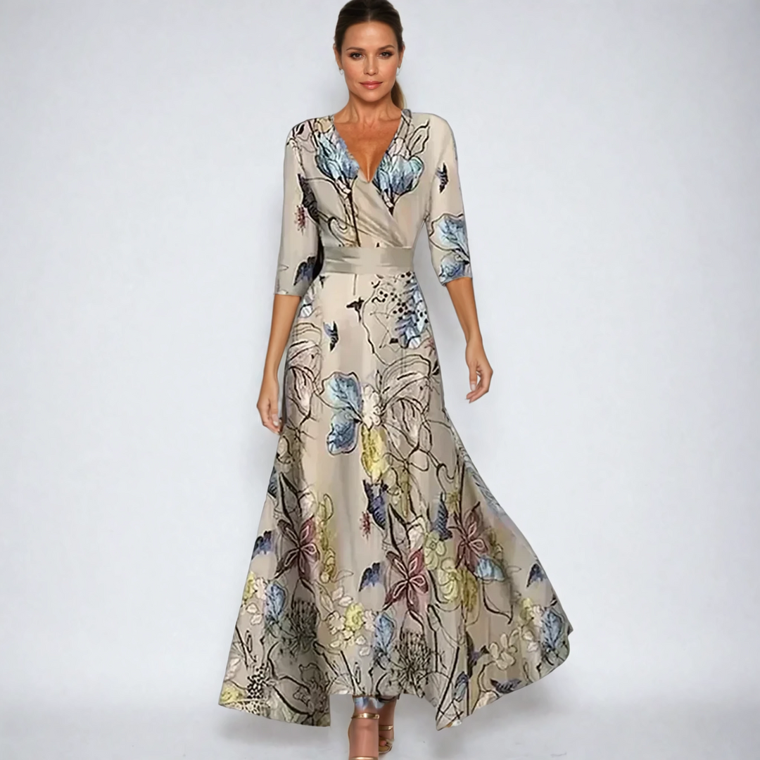 Emily | Floral Flare Dress