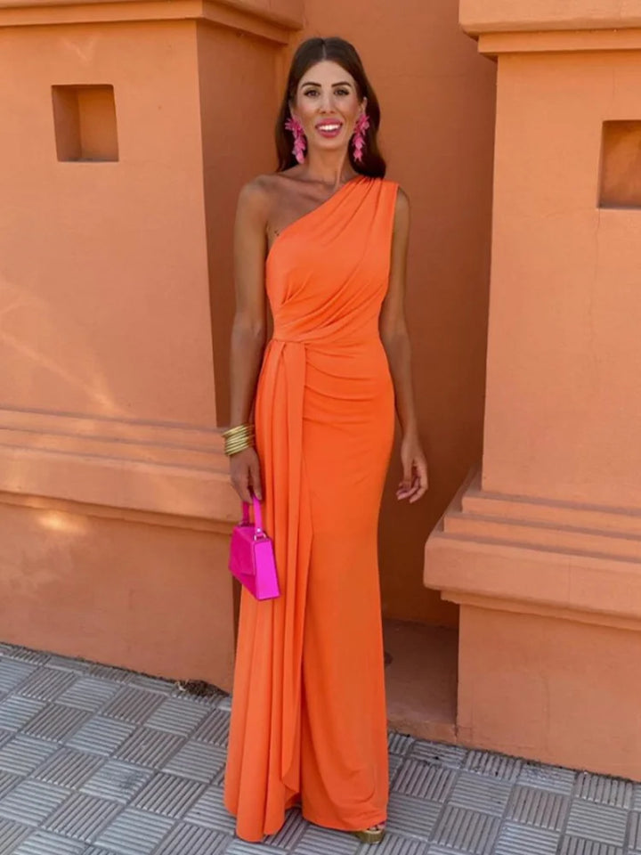 Lia™ - Asymmetrical Maxi Dress