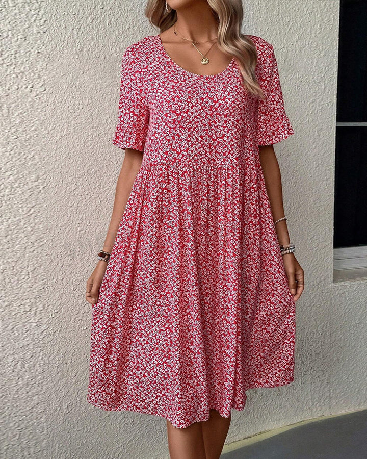 Fleur - Graceful Floral Midi Dress