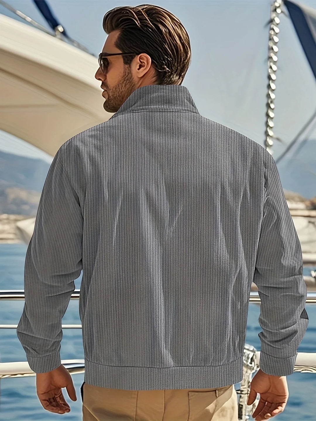 Alexander™ - Casual Corduroy Stand Collar Jacket