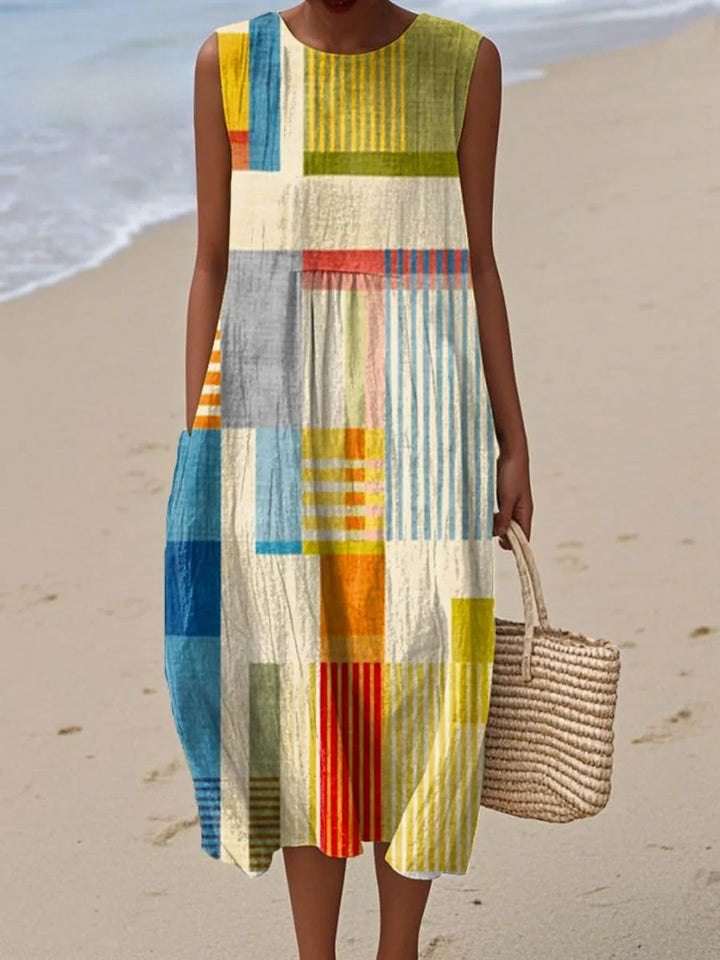 Poppy | Modern Patch Summer Dress