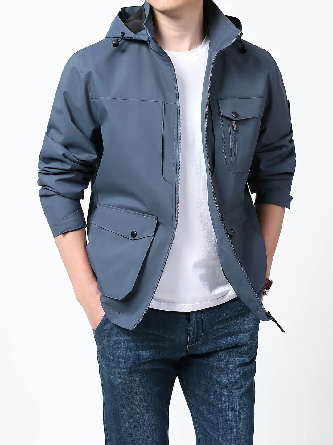 Henry™ - Comfortable Waterproof Jacket with Detachable Hood