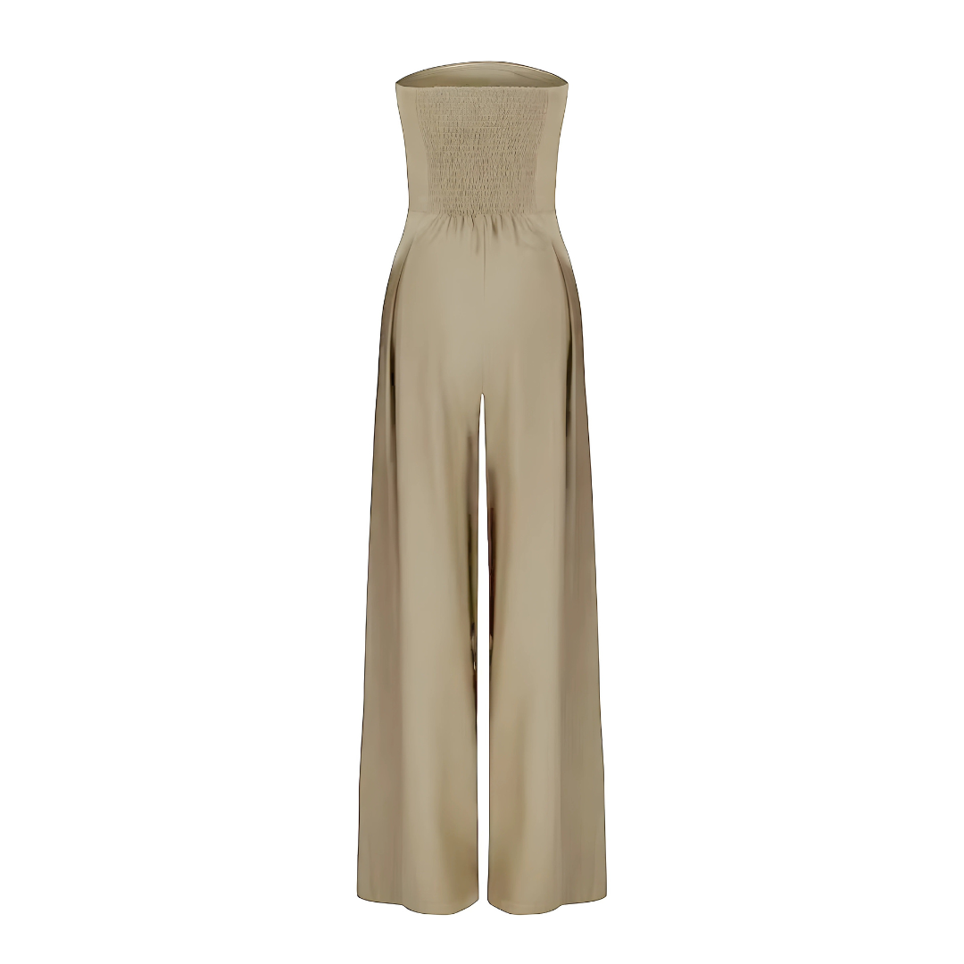 Ceria - Chic Strapless Jumpsuit