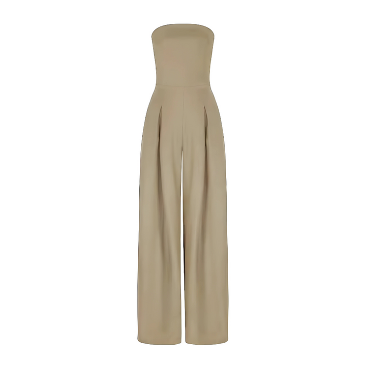 Ceria - Chic Strapless Jumpsuit