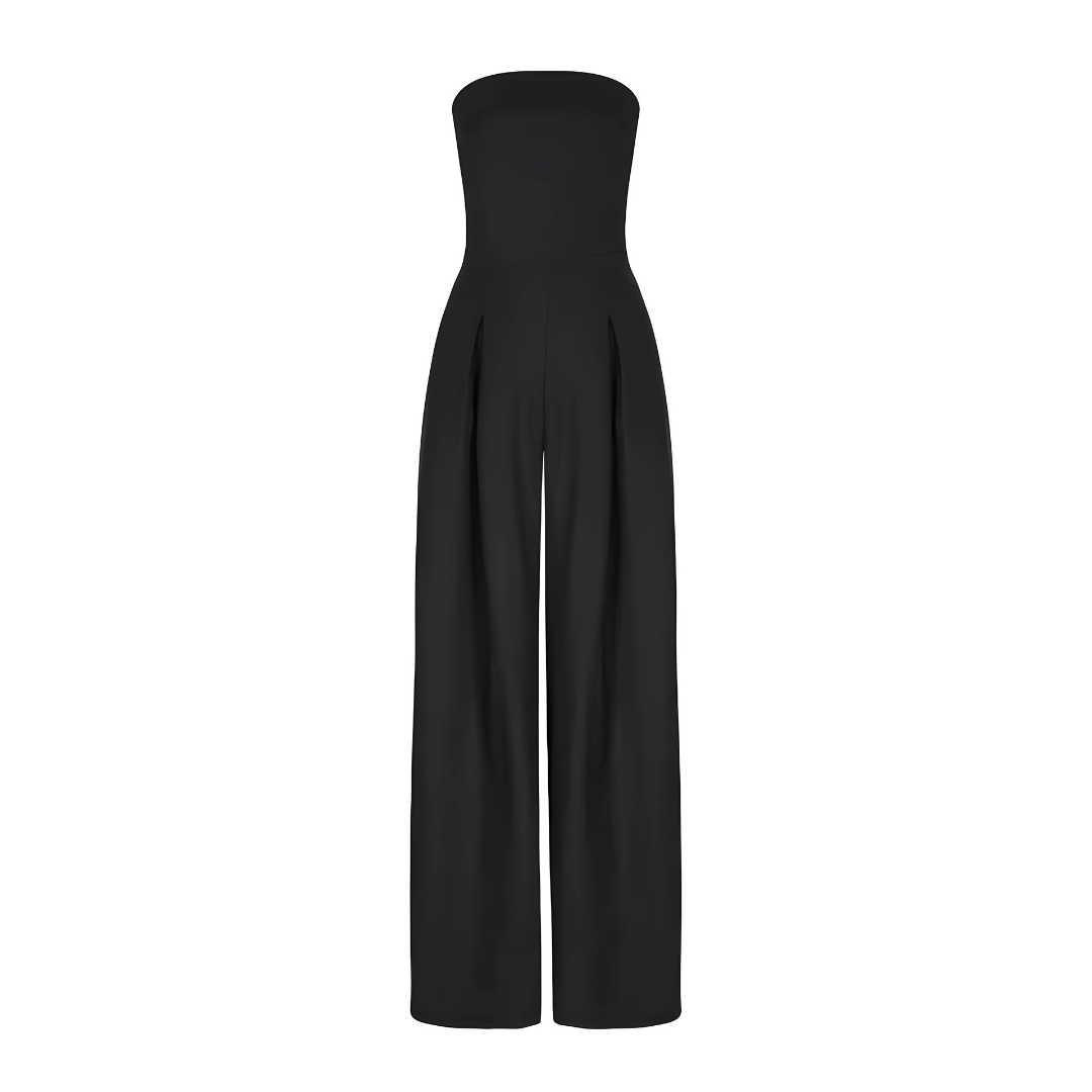 Ceria - Chic Strapless Jumpsuit