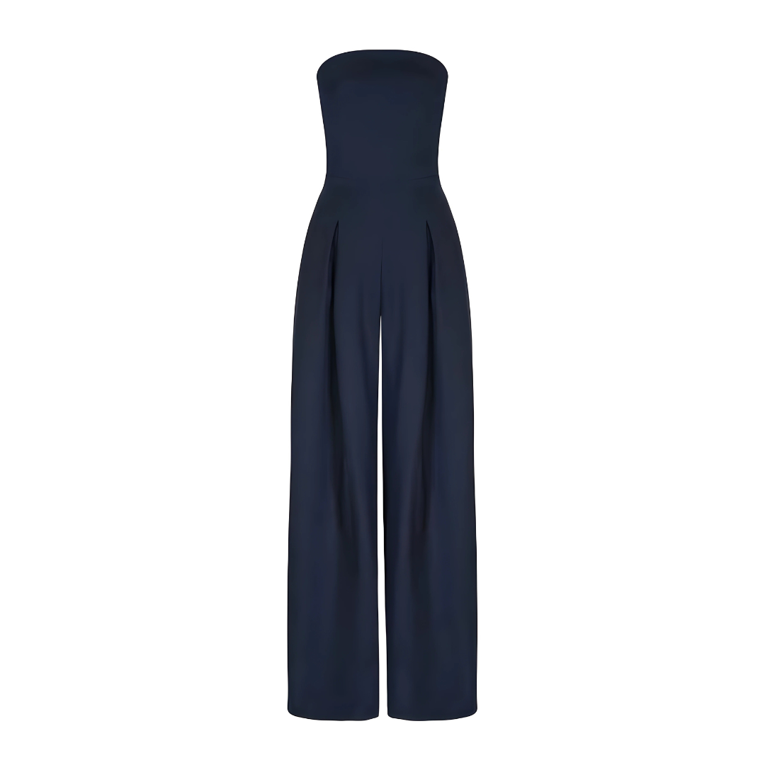 Ceria - Chic Strapless Jumpsuit