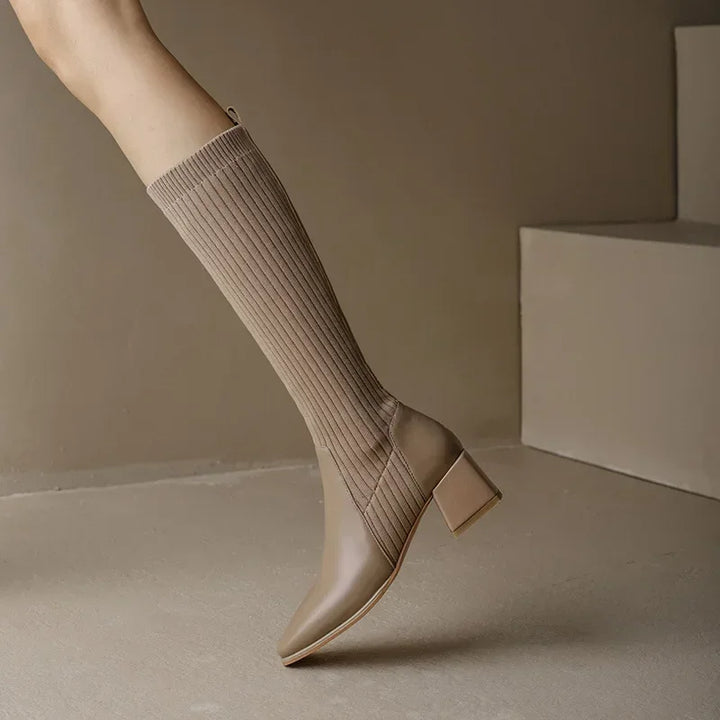 Abigail™ - Stylish Knitted Long Winter Boots