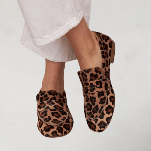 SABINE | ELEGANT LOAFERS WITH COW PRINT