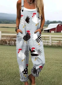 Artistic Print | Wide Leg Jumpsuit