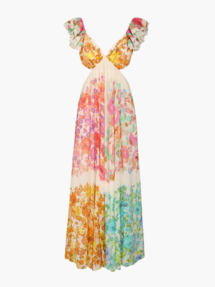 Luise | V-Neck Open Back Dress