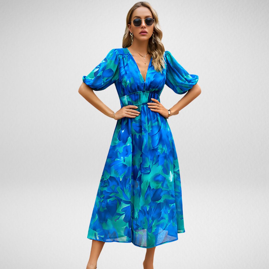 Johanna - Relaxed V-Neck Dress