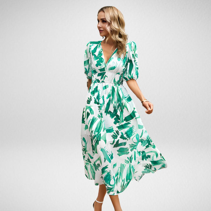 Johanna - Relaxed V-Neck Dress