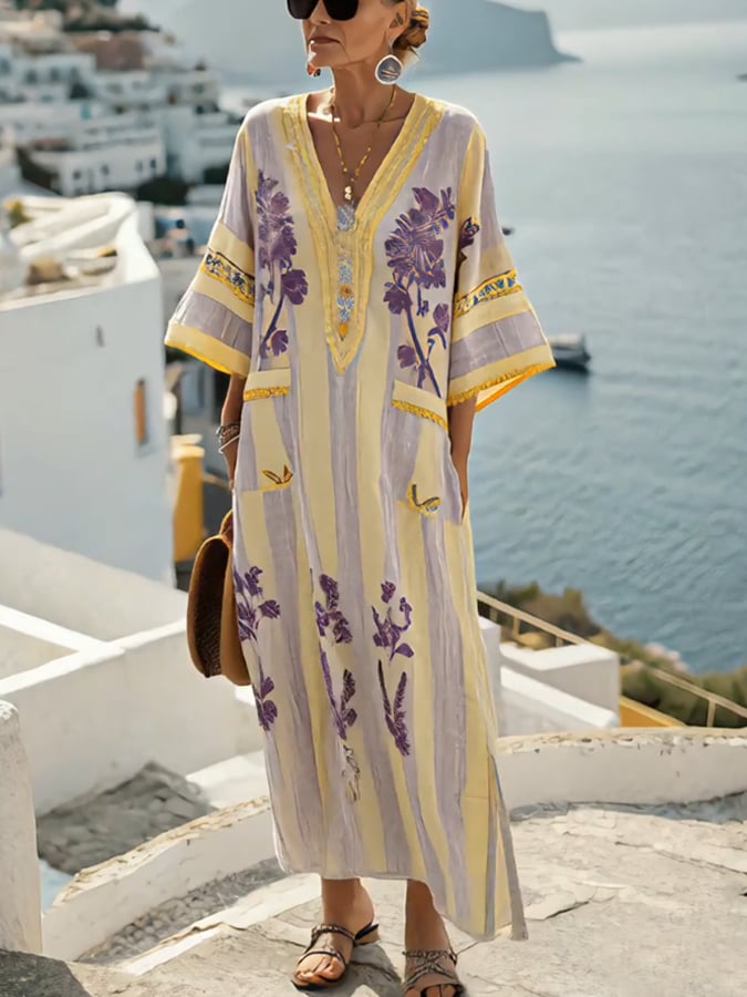 Nola – Loose Printed Dress