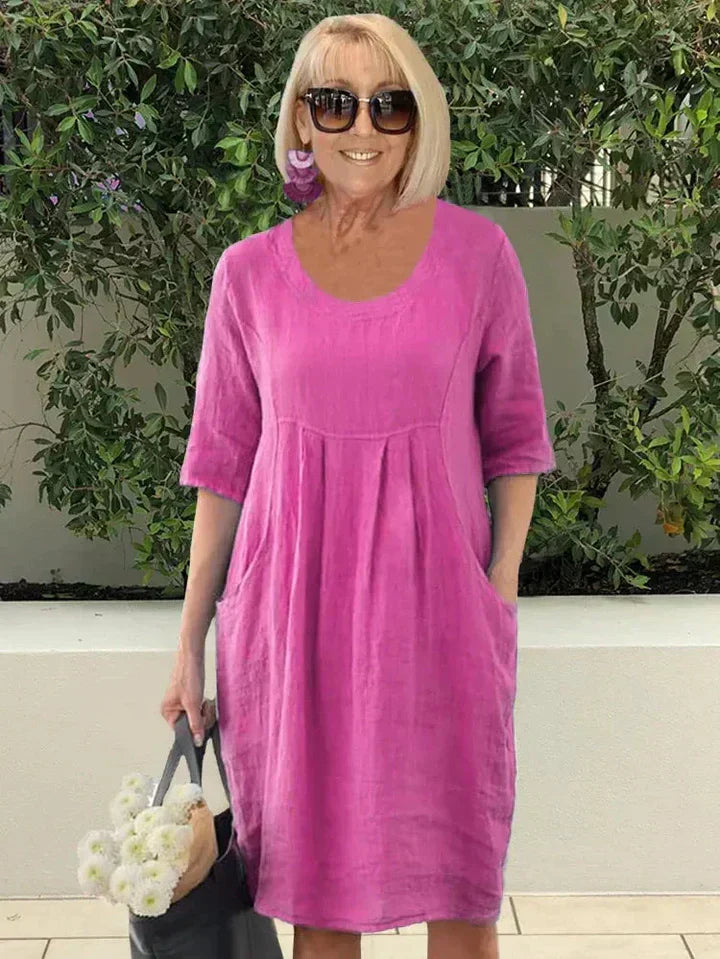 Violet™ | Pocketed Loose-Fit Dress
