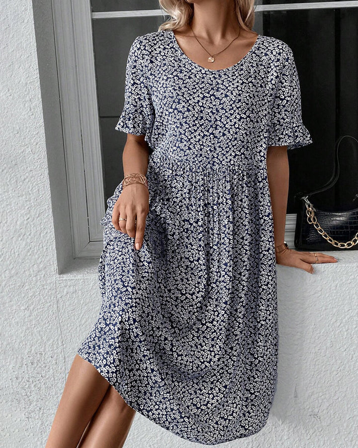 Fleur - Graceful Floral Midi Dress