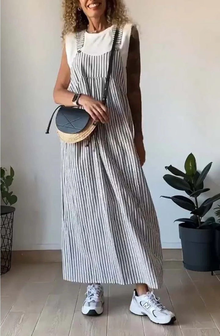Maris | Enchanted Stripes Maxi Dress