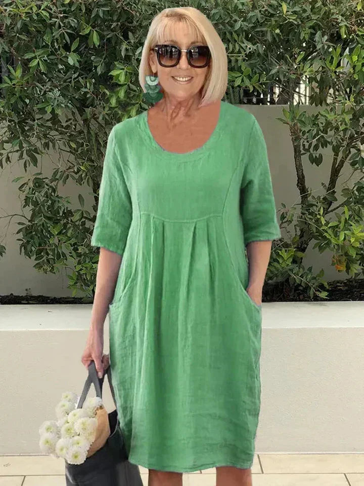 Violet™ | Pocketed Loose-Fit Dress