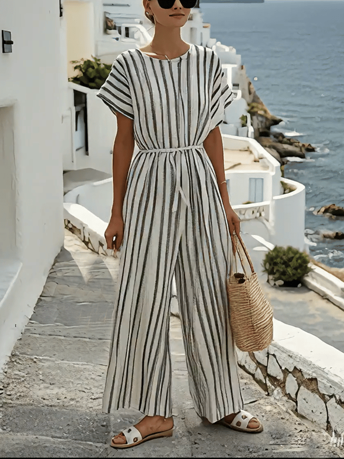 Sari – Contrast Stripe Jumpsuit