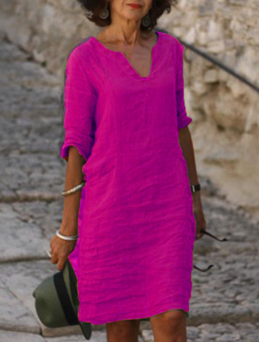 Cassie | Fitted Dress with V-Neck