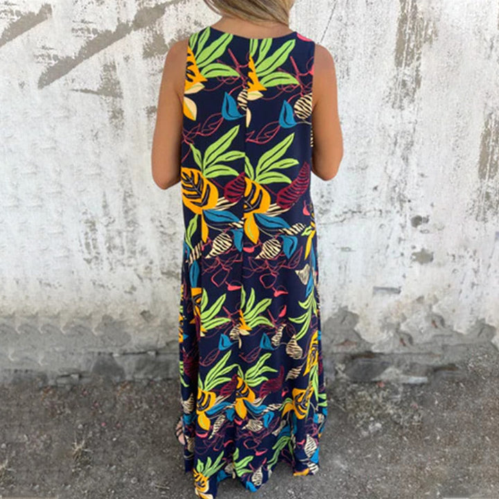 Freya | Chic V-Neck Maxi Dress