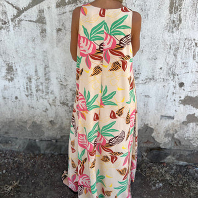 Freya | Chic V-Neck Maxi Dress