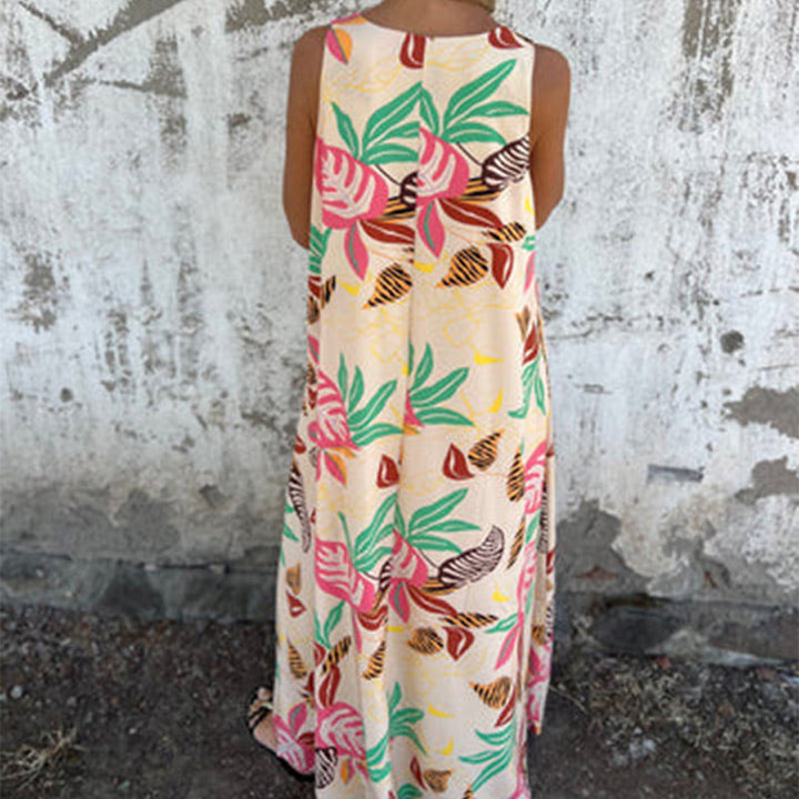 Freya | Chic V-Neck Maxi Dress